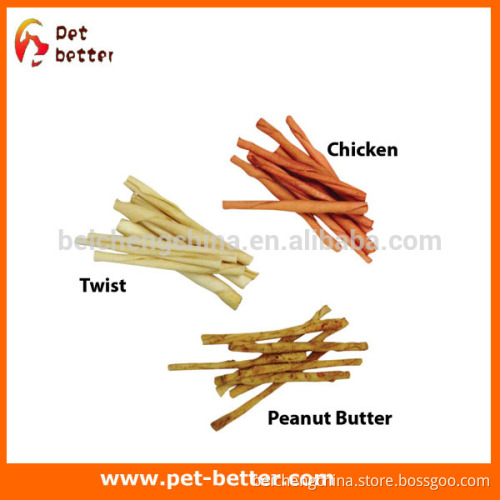 Non-staining Rawhide Twists small treat for dogs